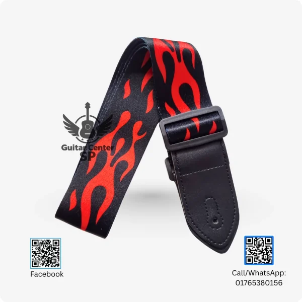 Guitar Strap-Fire