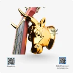 Bull Head Guitar Hanger (Gold Finish)